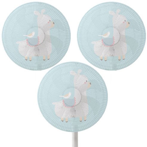클레어라 선풍기 안전망 55cm, 알파카, 3개