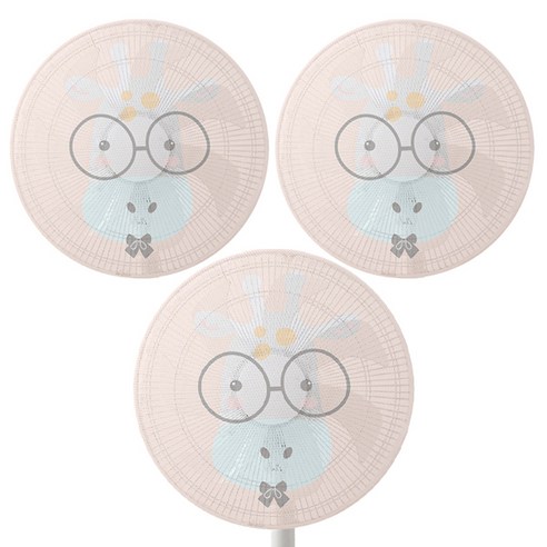 클레어라 선풍기 안전망 50cm, 화이트, 3개