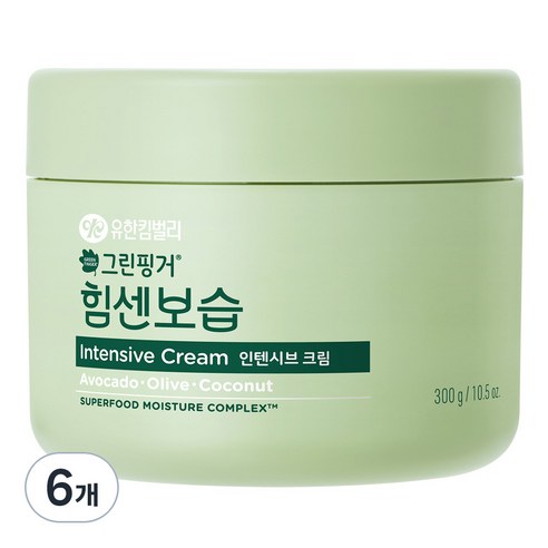 그린핑거 힘센보습 인텐시브 유아크림, 300g, 6개