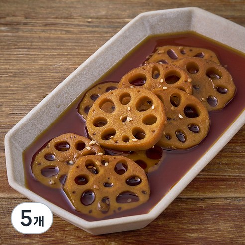 반찬단지 연근조림, 1kg, 5개
