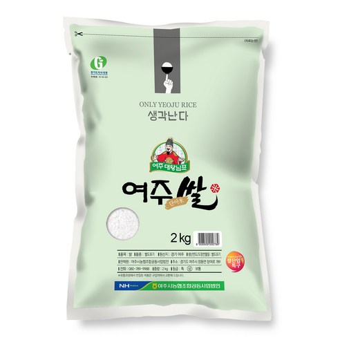 농협 대왕님표 여주쌀 단아미, 상등급, 2kg, 1개
