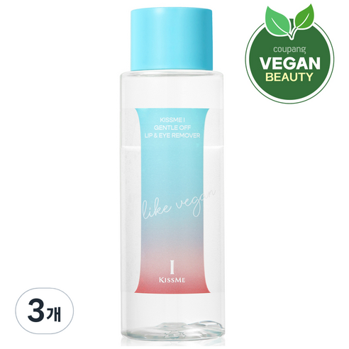키스미 아이 젠틀 오프 립앤아이 리무버, 120ml, 3개