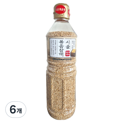 시골 볶음참깨, 400g, 6개