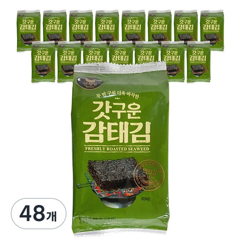 만전김 갓구운 감태김, 4.5g, 48개