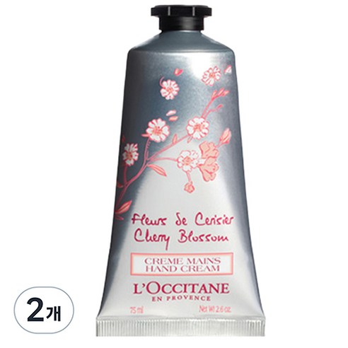 록시땅 소프트 핸드크림 체리블라썸, 75ml, 2개