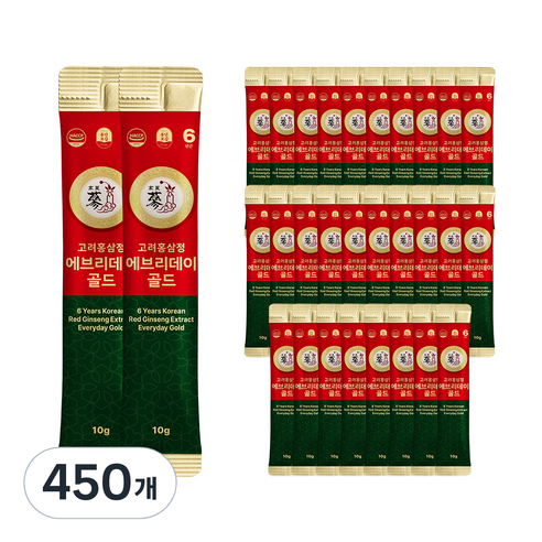 풍년보감 고려홍삼정 에브리데이 골드 홍삼스틱, 10g, 450개