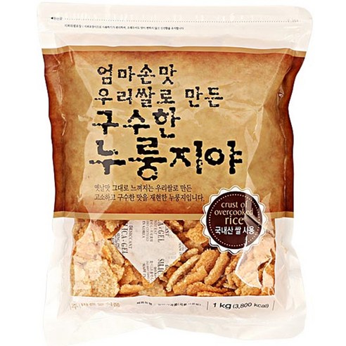 엄마손맛 우리쌀 구수한 누룽지, 3kg, 2개 Best Top5