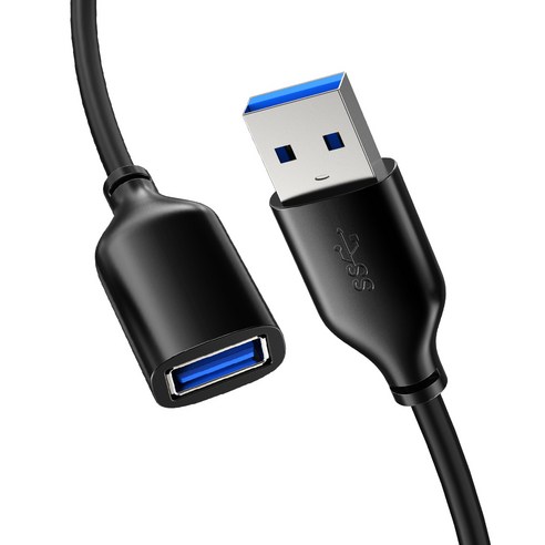 케이블타임 USB 3.0 고속 연장케이블 CA11 블랙, 1개, 1.5m