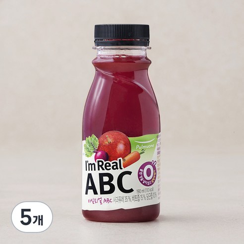 아임리얼 ABC 주스, 190ml, 5개