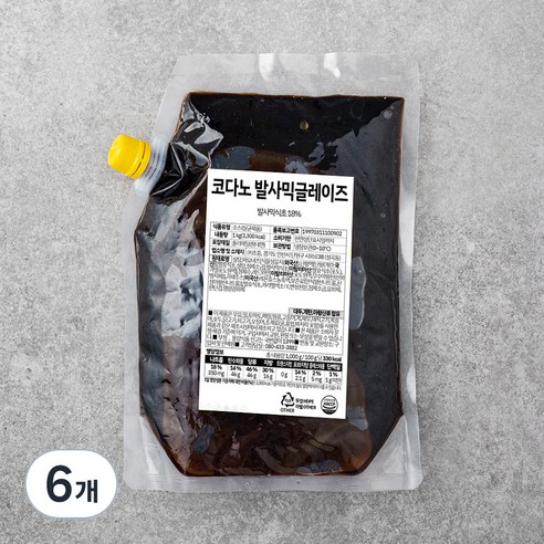 코다노 발사믹 글레이즈, 1kg, 6개