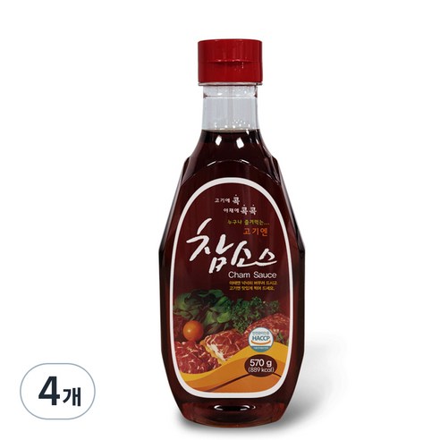 참 참소스, 570g, 4개