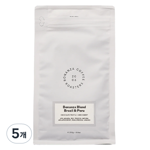 보난자 블렌드 원두, 5개, 250g