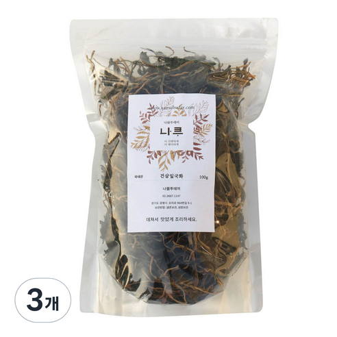 나물투데이 건 삼잎국화, 100g, 3개