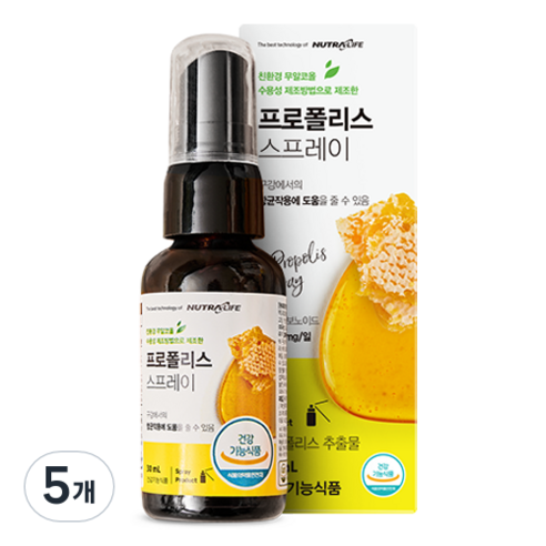 뉴트라라이프 프로폴리스 스프레이, 30ml, 5개