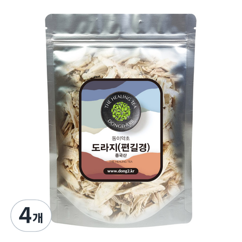 동이약초 도라지 편길경, 250g, 4개