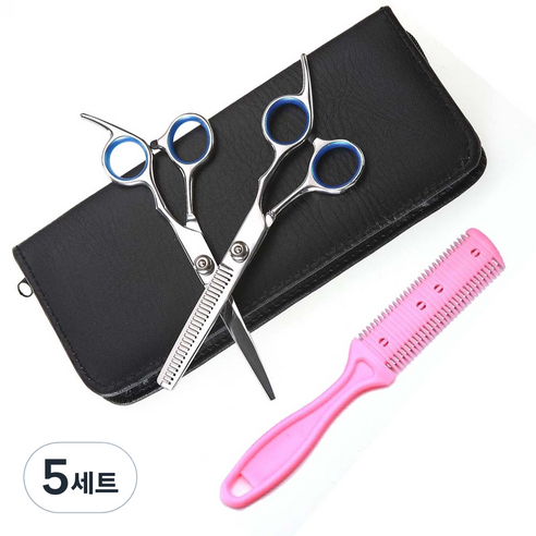 와이에스티 페누스 가정용 미용가위 4종 세트, 랜덤발송(머리 정리칼), 5개