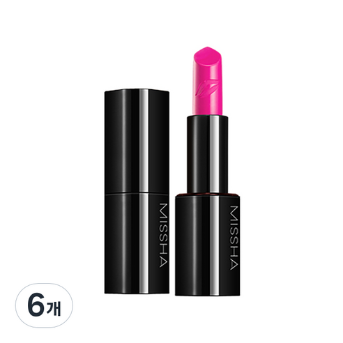 미샤 글램 아트 루즈 3.6g, 핑크츄츄, 6개