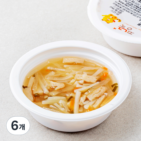 짱죽 반찬 무감자조림, 100g, 6개, 혼합맛(무/감자)