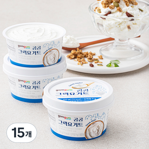 곰곰 그릭 요거트, 100g, 15개