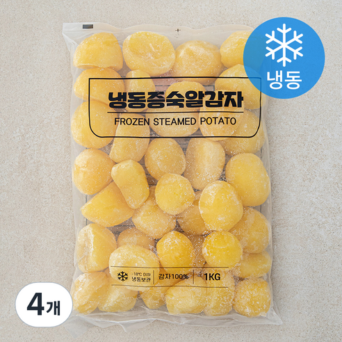증숙 알감자 탈피 (냉동), 4개, 1kg
