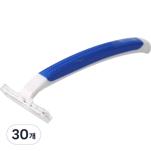 블루마켓 호텔 일회용 면도기 블루, 30개, 1개입