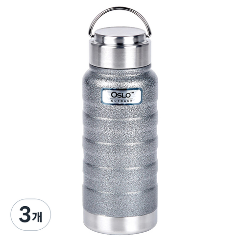 오슬로 아웃백 텀블러, 그레이, 500ml, 3개
