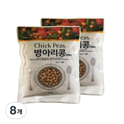 병아리콩, 500g, 8개