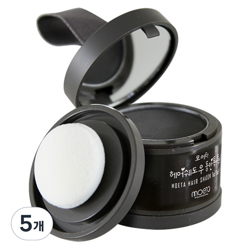 모에타 헤어쉐도우 동안톡톡 4g, 흑색, 5개