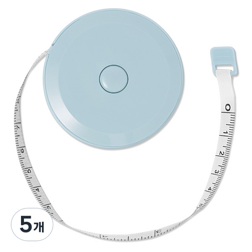 므라반 미니 줄자 블루, 150cm, 5개