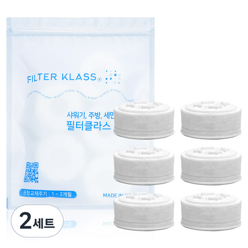 필터클래스 아토젯 프리미엄 세면대 호환 녹물필터 x 6p 세트, 2세트, 무향
