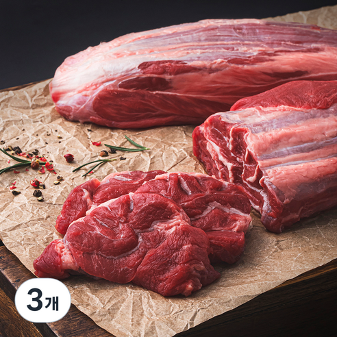 혜성 미국산 리테일팩 소아롱사태 (냉장), 3개, 0.8kg