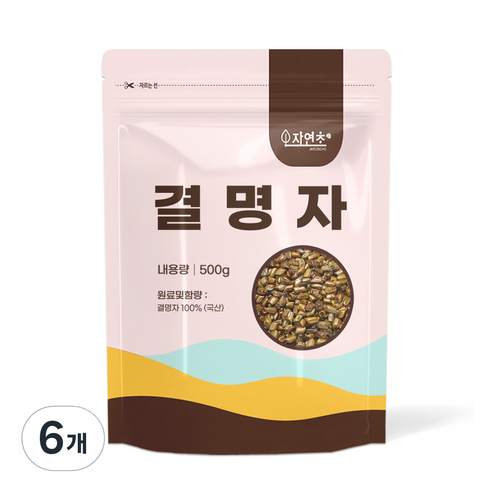 자연초 결명자, 500g, 1개, 6개