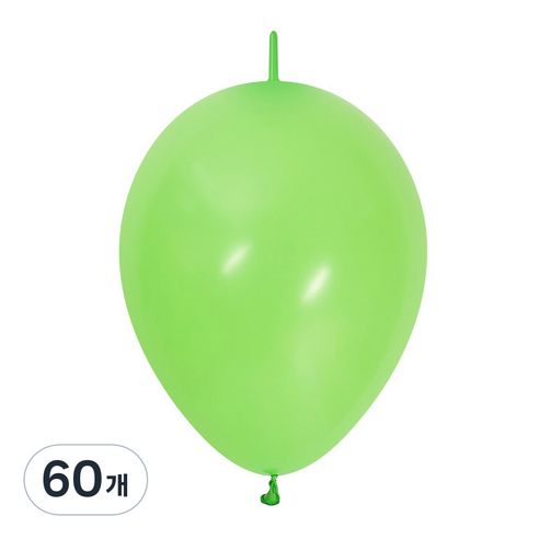 셈퍼텍스 링커 풍선 30cm, 라임그린, 60개