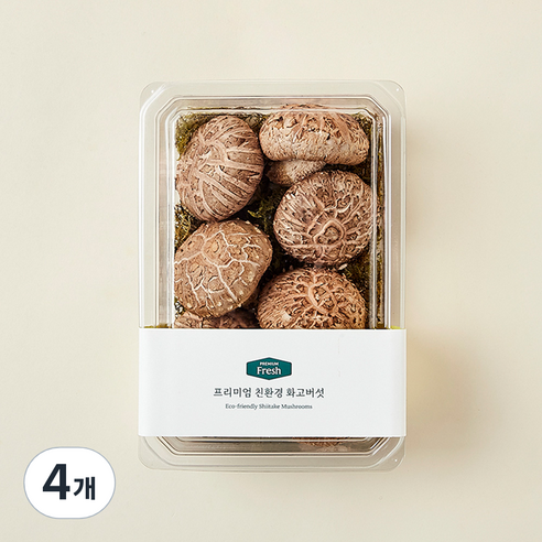 친환경 인증 프리미엄 화고버섯, 200g, 4개