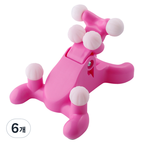 목마사지기, 6개, 핑크
