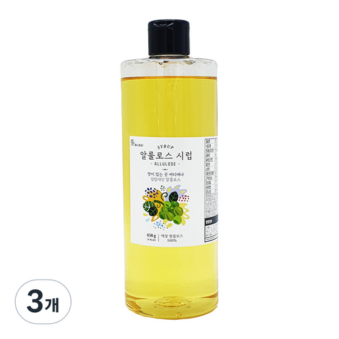 허니트리 키토 알룰로스 시럽, 650g, 3개