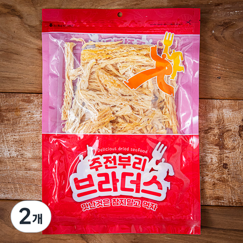리프레쉬 주전부리브라더스 촉촉 땅콩버터오징어, 150g, 2개