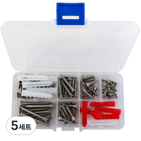이노툴 스텐 접시머리 일반나사 8종, 5세트
