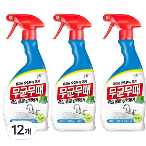 무균무때 욕실용, 500ml, 12개