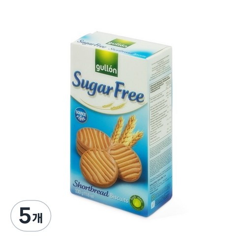 구욘 슈가프리 쇼트브레드 비스킷, 330g, 5개
