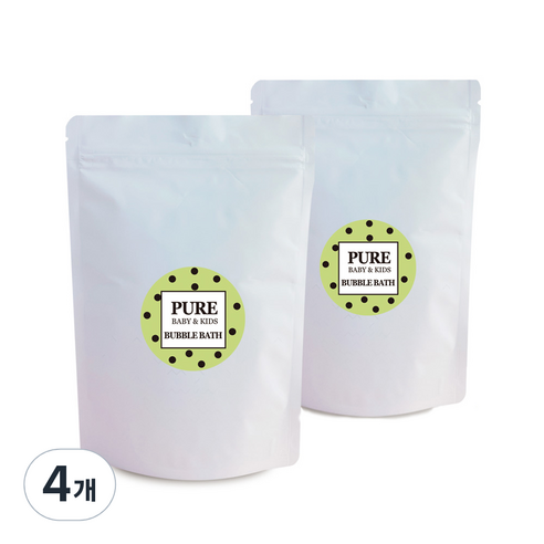아르비앙 퓨어 수분촉촉 편백 버블바스 입욕 파우더거품 로즈마리 라벤더향, 320g, 4개