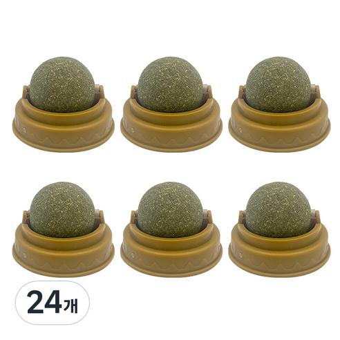 그로비타 고양이 롤링 캣닢볼, 박하향, 30g, 24개