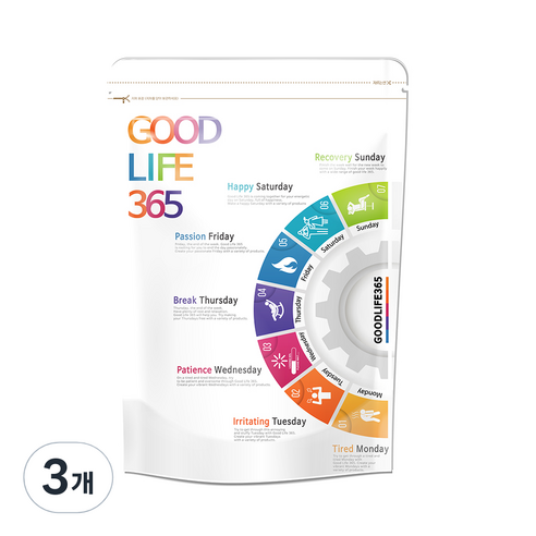 굿라이프365 에리스리톨 위드 스테비아, 300g, 3개