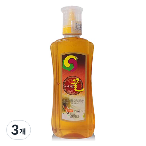 그린하우스 사양벌꿀, 500g, 3개