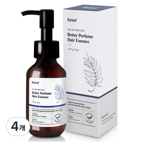 달리프 갈락토미세스 베러 퍼퓸 헤어 에센스 레이니데이향, 90ml, 4개