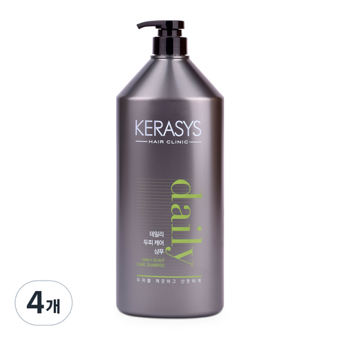 케라시스 데일리 두피 케어 샴푸, 4개, 1.5L