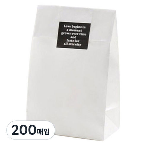 콤래드 종이봉투, 화이트 M, 200매입