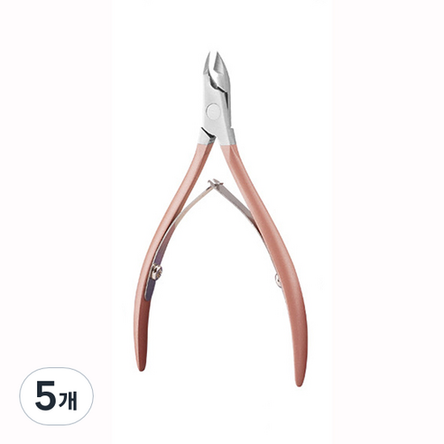 손톱관리 네일 니퍼, 핑크, 5개