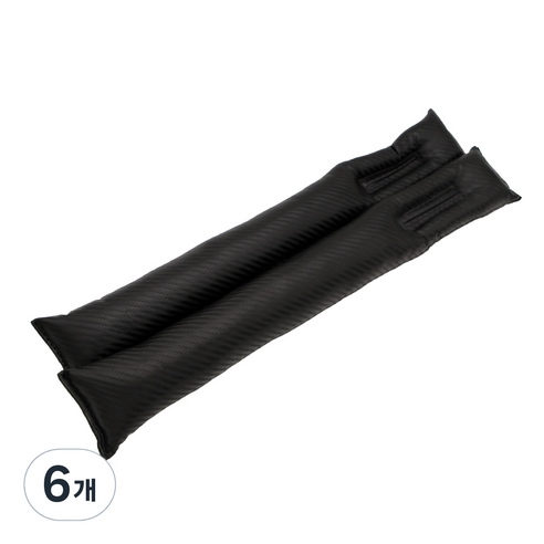 엠노블 차량용 카본룩 틈새쿠션, 카본룩(기본), 6개