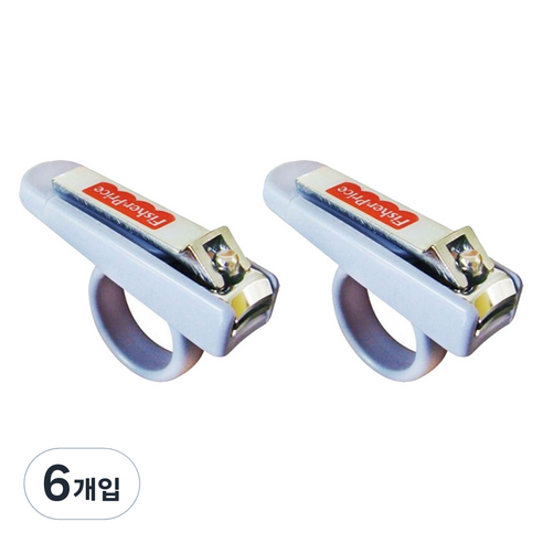 피셔프라이스 유아 안전 손톱깎이, 혼합 색상, 6개입